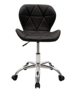 Καρέκλα γραφείου εργασίας Frea II pakoworld PU μαύρο – 127-000029