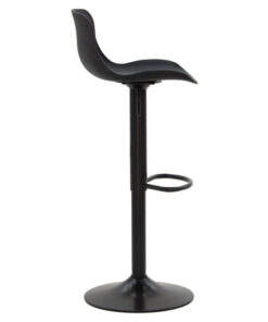 Σκαμπό μπαρ Walden pakoworld PP μαύρο – 127-000087