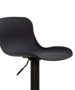 Σκαμπό μπαρ Walden pakoworld PP μαύρο – 127-000087