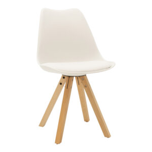 Τραπεζαρία Cuba-Caron pakoworld σετ 5τεμ sonoma-λευκό 120x80x75εκ – 127-000192