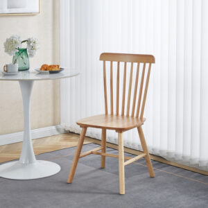 Καρέκλα Melia pakoworld rubberwood σε φυσική απόχρωση 45x51x87εκ – 128-000033