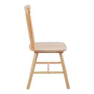 Καρέκλα Melia pakoworld rubberwood σε φυσική απόχρωση 45x51x87εκ – 128-000033