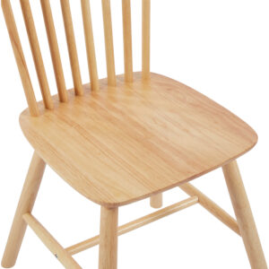 Καρέκλα Melia pakoworld rubberwood σε φυσική απόχρωση 45x51x87εκ – 128-000033