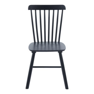 Καρέκλα Melia pakoworld rubberwood σε μαύρη απόχρωση 45x51x87εκ – 128-000034