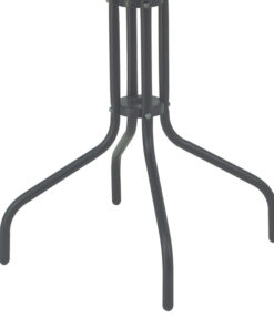 Τραπέζι Vergo pakoworld ανθρακί μέταλλο Φ60×70εκ – 130-000102