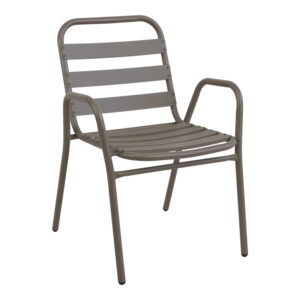 Τραπεζαρία Albero-Sussie pakoworld 3τεμ μέταλλο σε σαμπανιζέ απόχρωση Φ60×70εκ – 130-000192