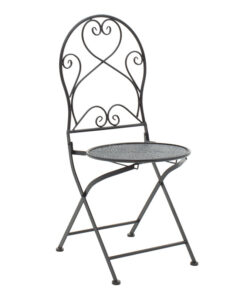 Τραπεζαρία Walen pakoworld σετ 3τεμ μέταλλο μαύρο – 137-000002