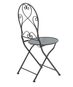 Τραπεζαρία Walen pakoworld σετ 3τεμ μέταλλο μαύρο – 137-000002