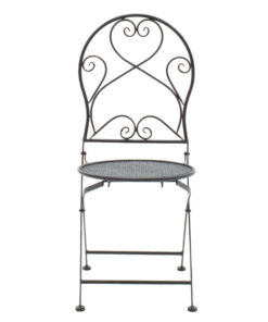 Τραπεζαρία Walen pakoworld σετ 3τεμ μέταλλο μαύρο – 137-000002