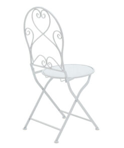 Τραπεζαρία Walen pakoworld σετ 3τεμ μέταλλο λευκό – 137-000003