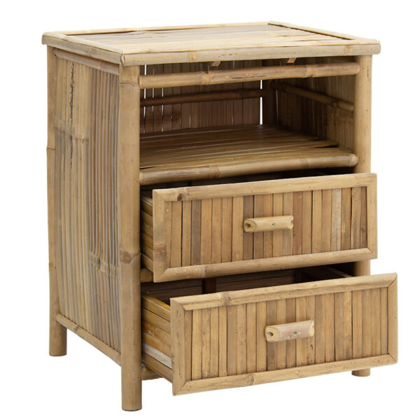 Κομοδίνο Ofra pakoworld bamboo φυσικό 56x46x69εκ – 141-000021