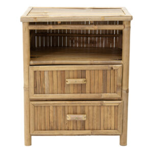 Κομοδίνο Ofra pakoworld bamboo φυσικό 56x46x69εκ – 141-000021