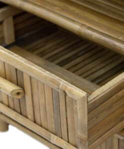 Κομοδίνο Ofra pakoworld bamboo φυσικό 56x46x69εκ – 141-000021