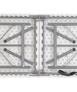 Τραπέζι catering Rodeo pakoworld πτυσσόμενο-βαλίτσα λευκό 122x60x74εκ – 142-000004