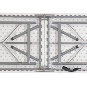 Τραπέζι catering Rodeo pakoworld πτυσσόμενο-βαλίτσα λευκό 122x60x74εκ – 142-000004