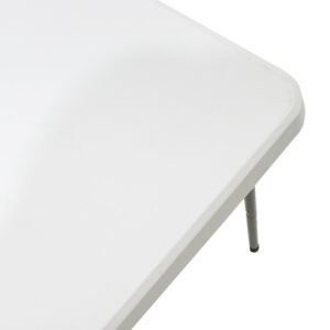 Τραπέζι catering Rodeo pakoworld πτυσσόμενο-βαλίτσα λευκό 122x60x74εκ – 142-000004