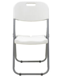 Καρέκλα catering-συνεδρίου πτυσσόμενη Edison pakoworld χρώμα λευκό – 142-000006