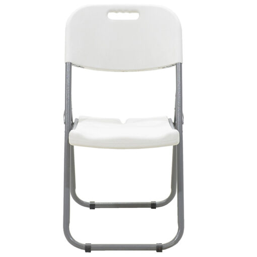 Καρέκλα catering-συνεδρίου πτυσσόμενη Edison pakoworld χρώμα λευκό – 142-000006