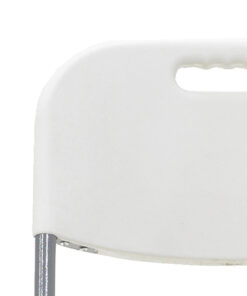 Καρέκλα catering-συνεδρίου πτυσσόμενη Edison pakoworld χρώμα λευκό – 142-000006