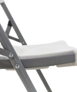 Καρέκλα catering-συνεδρίου πτυσσόμενη Edison pakoworld χρώμα λευκό – 142-000006