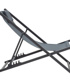 Σεζλόνγκ επαγγελματική Corte pakoworld αλουμίνιο-textilene ανθρακί – 152-000007