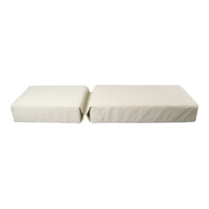 Μαξιλάρι Vertian pakoworld textilene σε μπεζ απόχρωση 194x58x20εκ – 152-000096