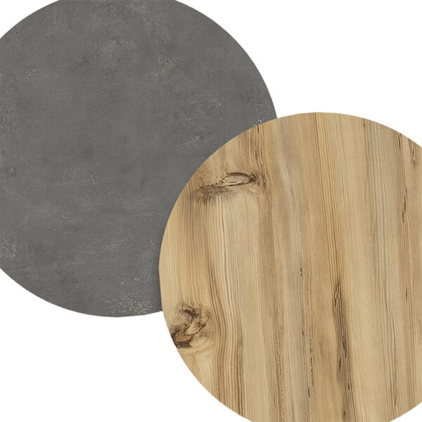 Έπιπλο τηλεόρασης Elana pakoworld sonoma-ανθρακί 150×29.5×46.3εκ – 176-000054