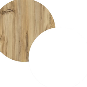 Τραπέζι σαλονιού Thunder pakoworld sonoma-λευκό 90x60x31.5εκ – 176-000106