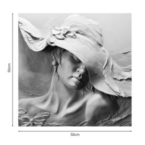 Πίνακας σε καμβά Gracy pakoworld ψηφιακής εκτύπωσης 50×1.8×50εκ – 176-000159