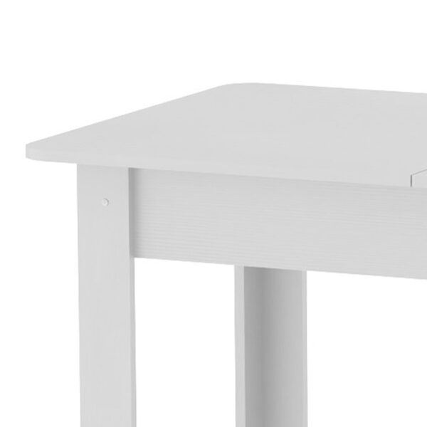 Τραπέζι Quiin pakoworld επεκτεινόμενο λευκό 120-164x70x73.5εκ – 184-000008