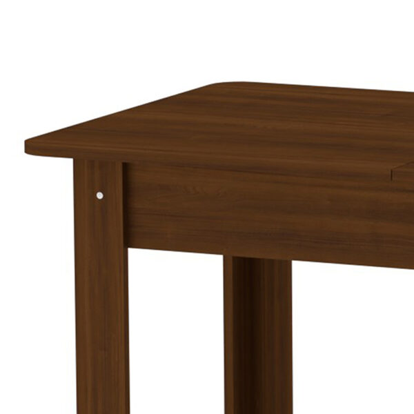 Τραπέζι Quiin pakoworld επεκτεινόμενο καρυδί 120-164x70x73.5εκ – 184-000009