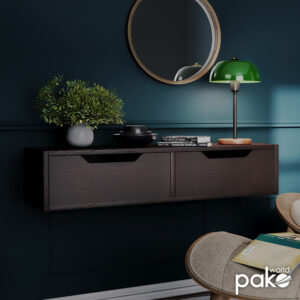 Κονσόλα-τουαλέτα Alberto pakoworld κρεμαστή wenge 100×32.5×22εκ – 184-000020