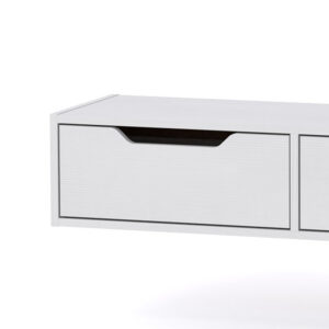 Κονσόλα-τουαλέτα Alberto pakoworld κρεμαστή λευκό 100×32.5×22εκ – 184-000022