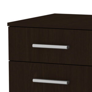 Συρταριέρα τροχήλατη Luke pakoworld wenge 40×48.5×53.5εκ – 184-000043