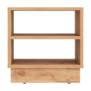 Κομοδίνο Mason pakoworld μελαμίνης σε oak απόχρωση 40x32x40εκ – 184-000100