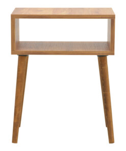 Κομοδίνο Hank pakoworld σε φυσική απόχρωση 45x30x60εκ – 197-000307
