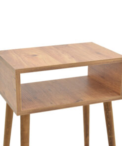 Κομοδίνο Hank pakoworld σε φυσική απόχρωση 45x30x60εκ – 197-000307