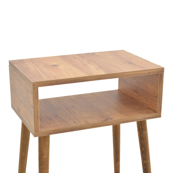 Κομοδίνο Hank pakoworld σε φυσική απόχρωση 45x30x60εκ – 197-000307