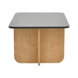 Τραπέζι Beca pakoworld σε oak-μαύρο απόχρωση 100x60x42εκ – 197-000311
