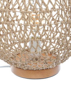 Επιτραπέζιο φωτιστικό Etel pakoworld E27 φυσικό Φ30×35.5εκ – 199-000186