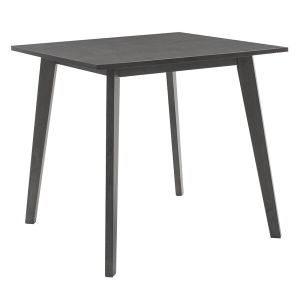 Tραπεζαρία Benson – Orlean pakoworld σετ 5τμχ rustic grey – ύφασμα γκρι 80x80x75εκ – 200-000179