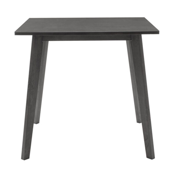 Tραπεζαρία Benson – Orlean pakoworld σετ 5τμχ rustic grey – ύφασμα γκρι 80x80x75εκ – 200-000179
