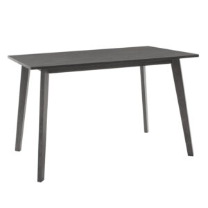 Tραπεζαρία Benson – Toto pakoworld σετ 5τμχ rustic grey – ύφασμα γκρι 120x75x75εκ – 200-000187