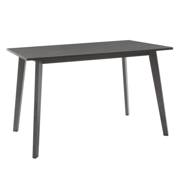 Tραπεζαρία Benson – Toto pakoworld σετ 5τμχ rustic grey – ύφασμα γκρι 120x75x75εκ – 200-000187