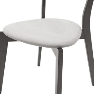 Tραπεζαρία Benson – Toto pakoworld σετ 5τμχ rustic grey – ύφασμα γκρι 120x75x75εκ – 200-000187