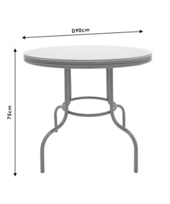 Σαλόνι Paula σετ 3τεμ pakoworld μέταλλο-pe rattan καφέ – 200-000332