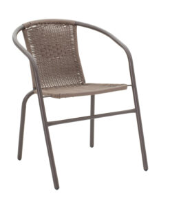 Τραπεζαρία Ensure-Obbi σετ 5τεμ pakoworld μέταλλο-pe καφέ – 200-000383