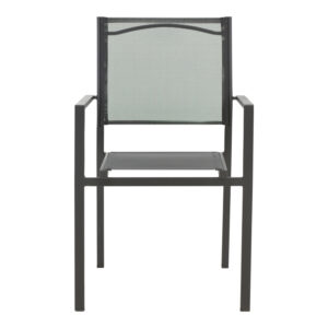 Τραπεζαρία Vergo-Confidence σετ 3τεμ pakoworld μέταλλο σε μαύρη απόχρωση Φ60×70εκ – 200-000920