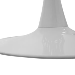 Τραπεζαρία Julita-Balou pakoworld σετ 5τεμ pp-mdf σε λευκή απόχρωση Φ100×75εκ – 200-001006