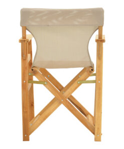 Καρέκλα-πολυθρόνα σκηνοθέτη Kompa pakoworld μασίφ ξύλο οξιάς φυσικό-πανί Nexus γκρι-μπεζ – 200-001090